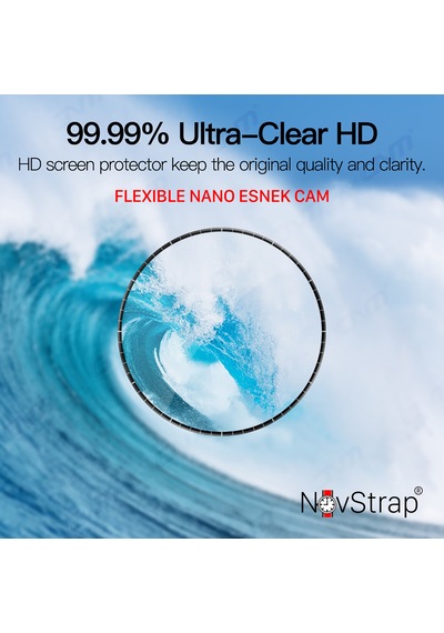 Novstrap Huawei Watch Gt3 Se İle Uyumlu Ekran Koruyucu Nano Esnek Cam Tam Kaplayan Ppm