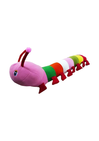 70Cm Peluş Tırtıl Pembe