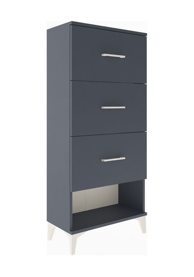 Arges Dolap 3 Çekmeceli 60x30x134 Antrasit-antrasit Antrasit Arges Dolap 3 Çekmeceli 60x30x134 Antrasit-antrasit Antrasit