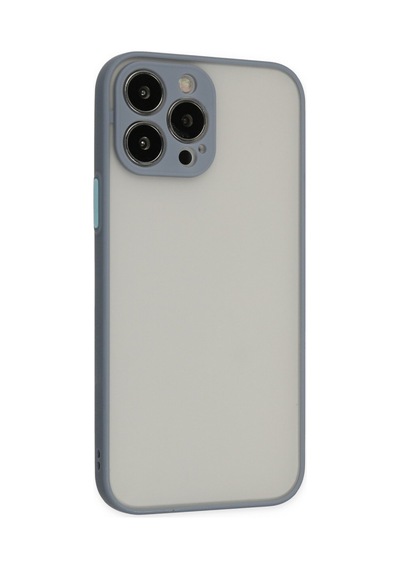 Apple iPhone Uyumlu 13 Pro Kılıf Montreal Silikon Kapak - Gri Bzsxx00 1
