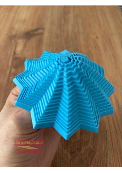Hareketli Fidget Stress Yıldız Dönen Stres Oyuncağı, Dikkat Ve Odaklanma Oyuncağı Sarımavi