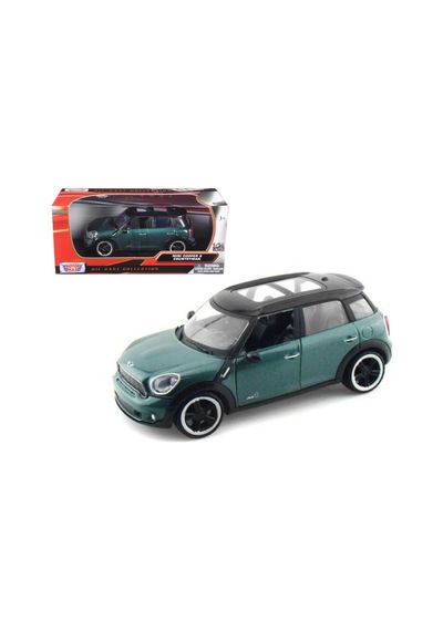 Motormax Mini Cooper S Countryman 1/24 Yeşil Model Araba