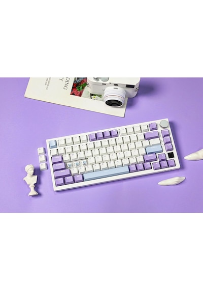 Ak820 Pro Mekanik Oyun Klavyesi,3 Modlu Tft Renkli Ekran Ve Cnc Düğmeli 81 Tuş,rgb Aydınlatma
