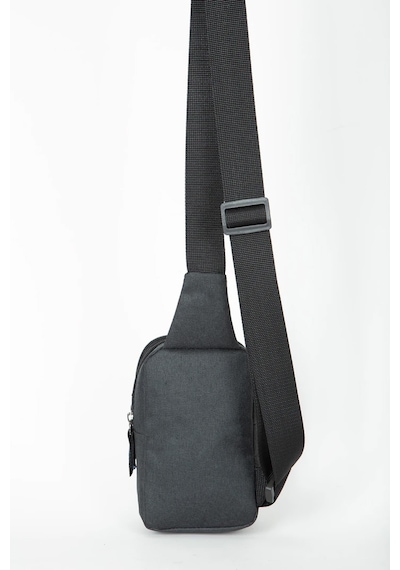 Newish Polo Body Bag Çapraz Göğüs Ve Sırt Çantası Telefon Bölmeli Siyah