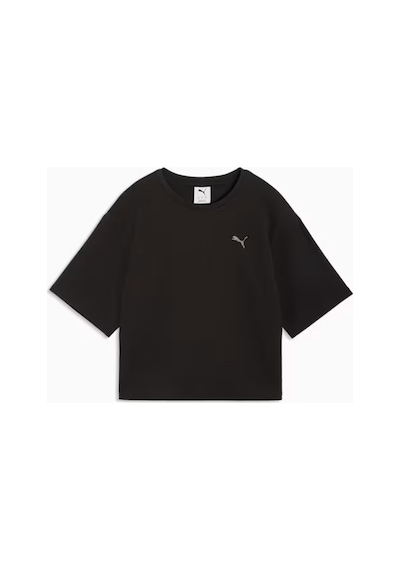 Puma Ess Elevated Tee Kadın Siyah Tişört 69181301