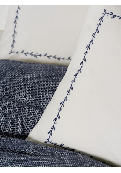 Cotton Box Embrova Şönil Çift Kişilik Yatak Örtüsü/pike Takımı Loom Lacivert Çok Renkli