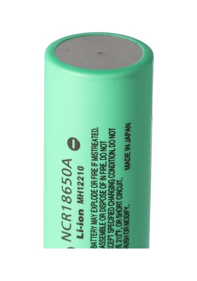 Panasonic Ncr18650A 3.6V 3100 Mah li-Ion Pil Korumasız Not Boyutları 64.9x18.1MM