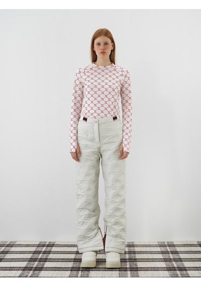Xint Ekru Kapitone Dokulu Oversize Pantolon 201313