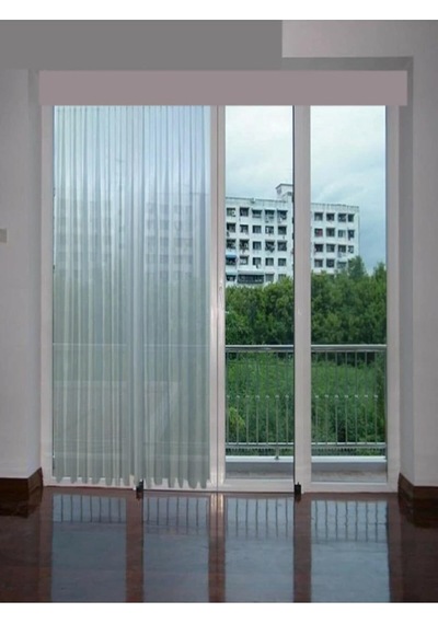 Lexroo Evdepo Home Kırık Beyaz Kullanıma Hazır Seyrek Pileli Vual Çizgili Tül Perde 280 X 270 Cm