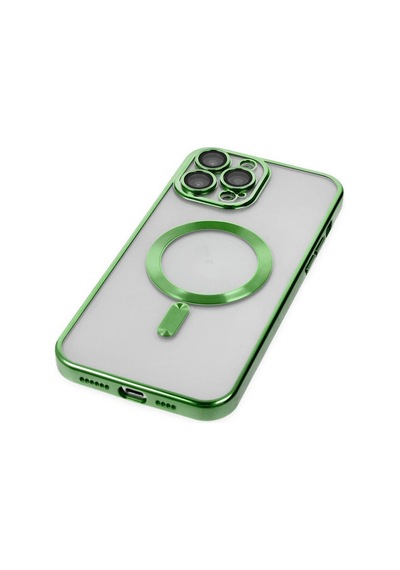 Apple İphone 14 Pro Kılıf Kross Magneticsafe Kapak - Koyu Yeşil