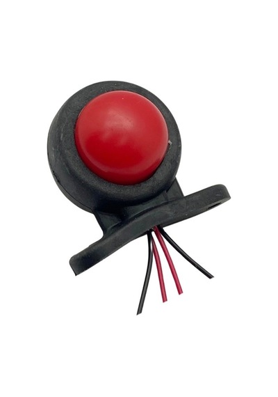 12v-24v Takoz Lambası Mini Sarı-kırmızı Neon Ledli 56 50 Mm