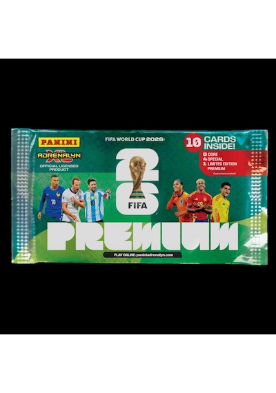 Dünya Kupası Fıfa 2026 Panini Adrenalyn Xl Premium Trading Kart 1 Paket 10 Kart