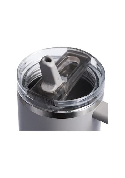 1.18l Gri Renkli Pipetli Termos Pratik Kullanım 01