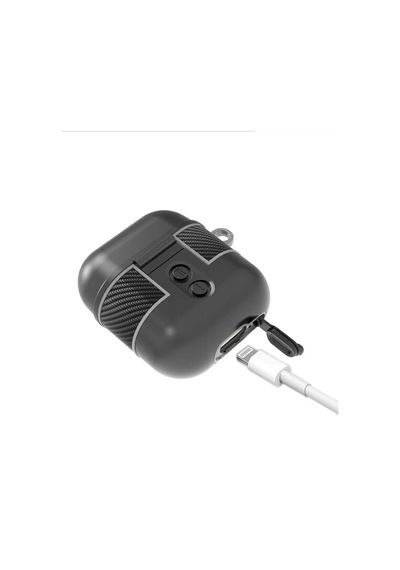 Airpods 1. Nesil 2016 A1523-a1722-a1602 Uyumlu Silikon Kılıf Airbag 16 - Siyah - T16104