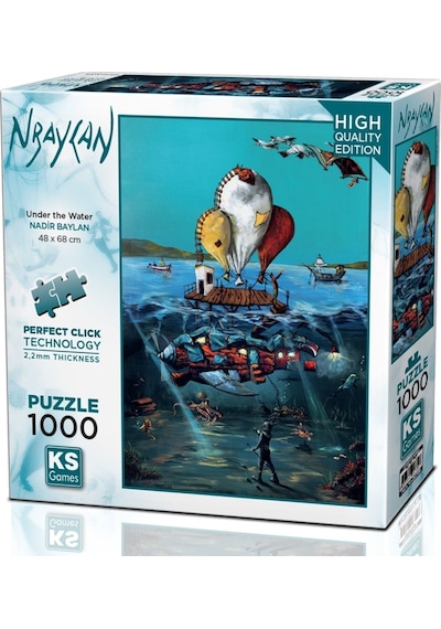 Ks Games 1000 Parça Su Altında Yaşam Puzzle