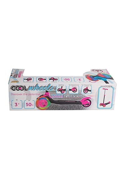 Işıklı Twist Scooter Pembe 3 Yaş Ve Üzeri Çocuk Scooterı, 51006 Açık Gri