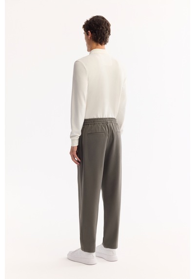 Avva Erkek Haki Beli Lastikli Bağcıklı Kolay Ütülenen Jogger Relaxed Fit Pantolon A52y3041 Avva Erkek Haki Beli Lastikli Bağcıklı Kolay Ütülenen Jogger Relaxed Fit Pantolon A52y3041