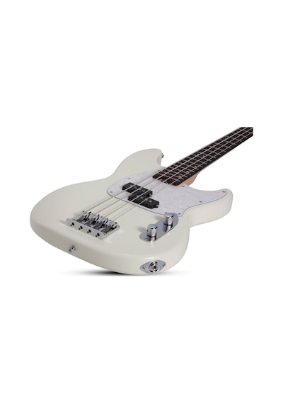 Schecter Banshee Bass Bas Gitar Vintage Olympic White