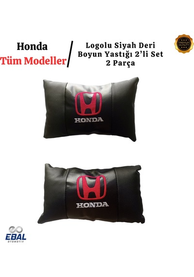 Honda Oto Koltuk Boyun Yastığı Tüm Modeller İçin Uygundur Bej - Siyah