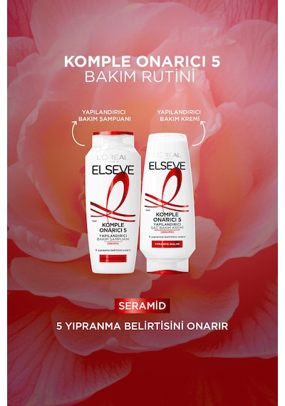 ELSEVE Komple Onarıcı 5 Yapılandırıcı Bakım Şampuanı 400 ml