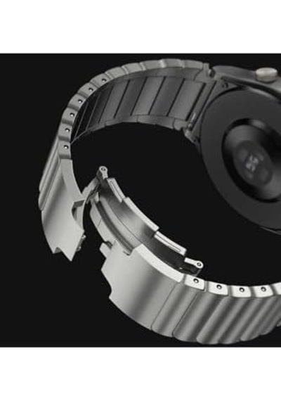 Gear S3 İle Uyumlu Krd, 35 22mm Metal Kordon, Gri