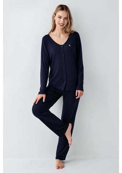 Arnetta Kadın Lacivert Pijama Takımı Ar3460-s-v1 Lacivert