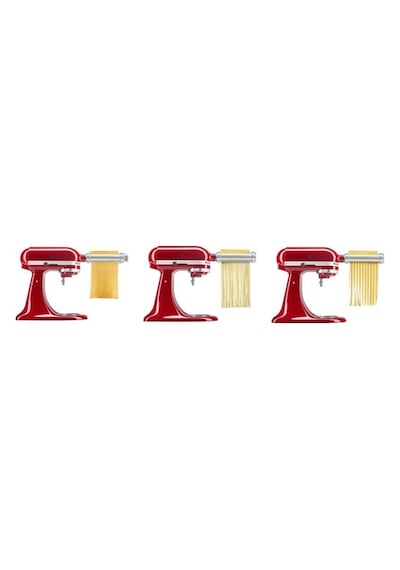 KitchenAid Uyumlu 5Ksmpra 3 Parça Hamur Silindiri Ve Makarna Kesici Akse