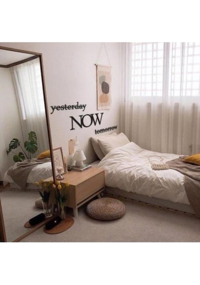 Yesterday Now Tomorrow Duvar Süsü Duvar Dekoru Dekoratif Süsü