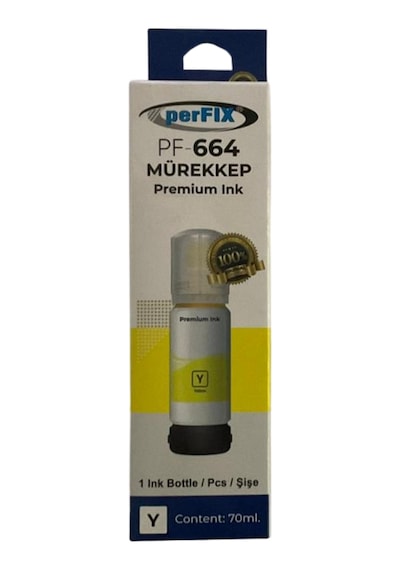 Perfıx Pf T6644 - 6734 Sarı Şişeli Mürekkep 70 Ml Diğer
