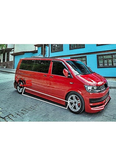Vw Transporter T7 Marşpiyel Sağ Sol Takım Uzun Şase Fiberglass Boyasız Uyumlu