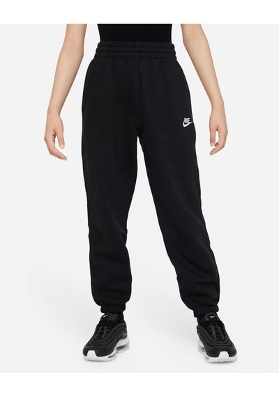 Nike Fd2933-010 Sportswear Club Fleece Bol Kesimli Genç Çocuk Eşofman Altı - Siyah