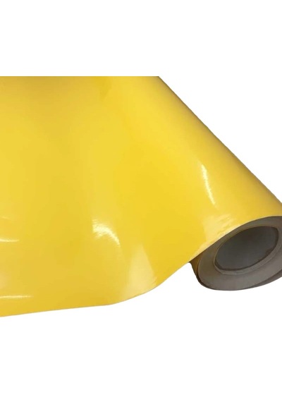 Sarı Renk Dayanıklı Araç Motor Mobilya Folyosu 126cm X 200 Cm