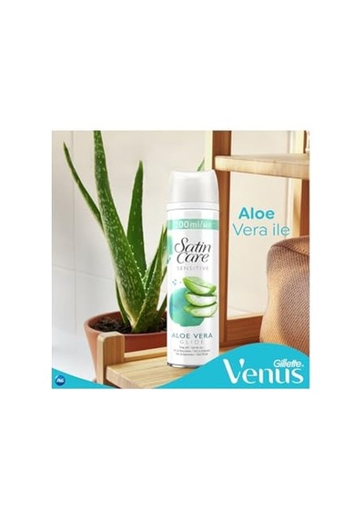 Gillette Venus Satin Care Tıraş Jeli Hassas 200 Ml 1 Paket 1 X 0.27942 G