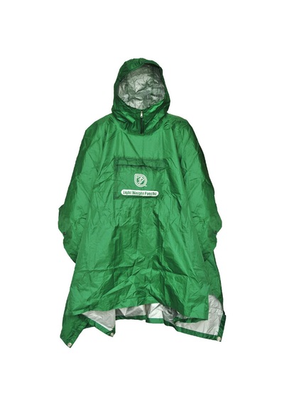 Jr Gear Hafif Su Geçirmez Panço Yağmurluk Yeşil