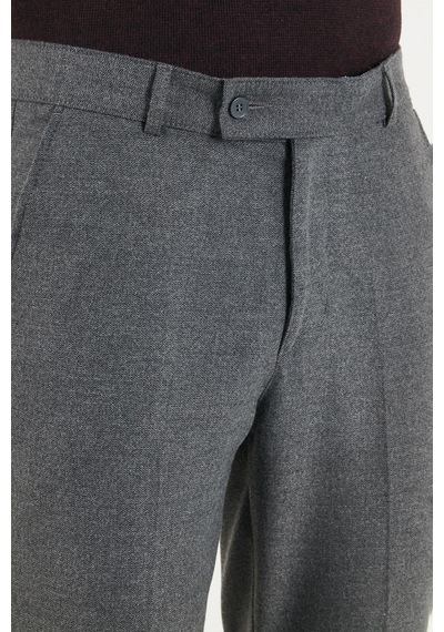 Buratti Normal Bel Regular Fit Düz Paça Pantolon Erkek Pantolon 6843703 Gri