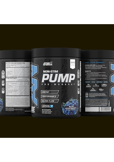 Applied Nutrition Abe Stim Free Pump Preworkout Energy & Strength With Citrulline Creatine Beta Alanine 40 Servis Mavi Ahududu Applied Nutrition Abe Stim Free Pump Preworkout Energy & Strength With Citrulline Creatine Beta Alanine 40 Servis Mavi Ahududu