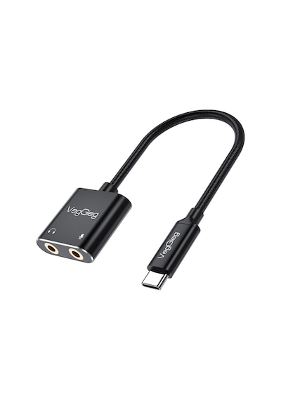 Veggieg V-K105 Type-C 3.5 MM Kulaklık ve Mikrofon Girişli Ses Kartı