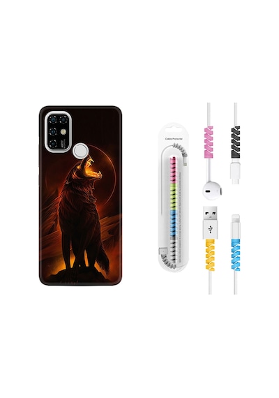 Casper Via F20 Kılıf Kablo Koruyuculu Fire Wolf 1602