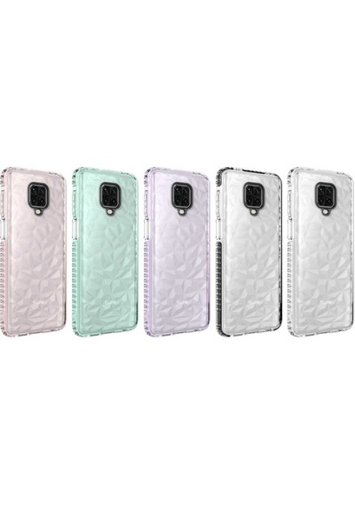 Xiaomi Redmi Note 9S Kılıf Buzz Köşeleri Airbagli Prizmatik
