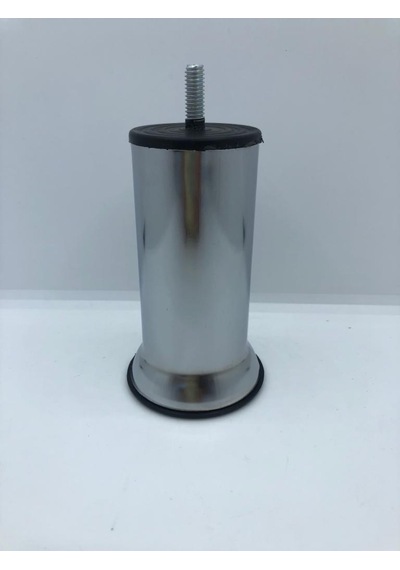 Metal, 15 Cm 5/16 Vidalı Krom Kaplama Baza,koltuk Ayağı 4 Adet