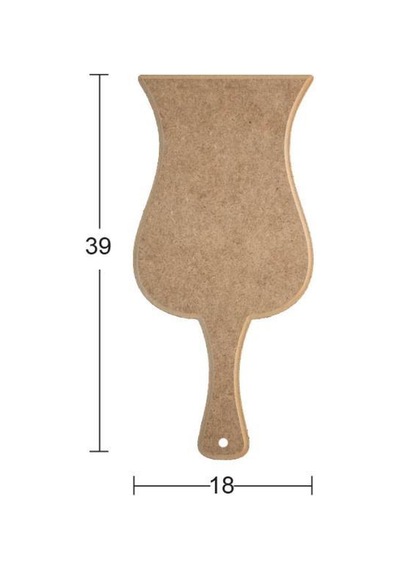 Ahşap Sunumluk 39x18cm L371