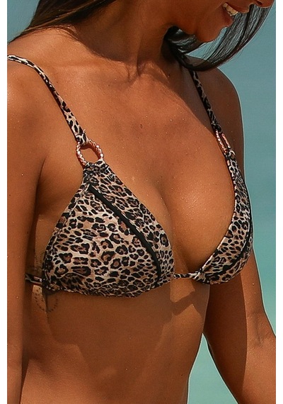 Amarelle Capetown Leopar Desenli Çıkarilabilir Kap Biyeli Bikini Takım Leopar