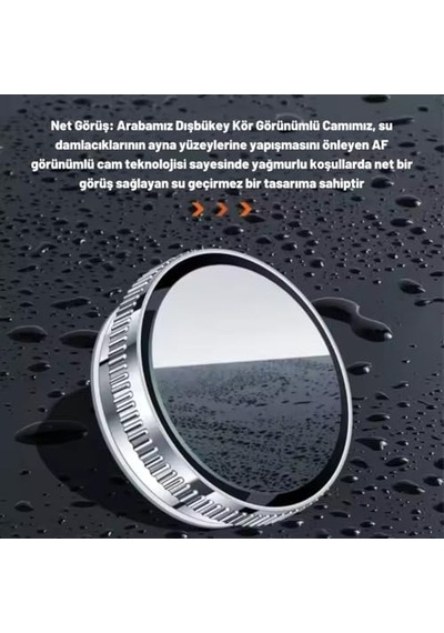 Full View-vision 2 Adet Araç Kör Nokta Aynası Geniş Açılı Geri Görüş Aynası Oto Kör Nokta Aynası