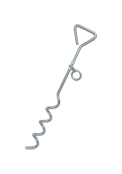 Nunbell Köpekler  İçin Bahçe Bağlama Kazığı Galvanize 40 Cm