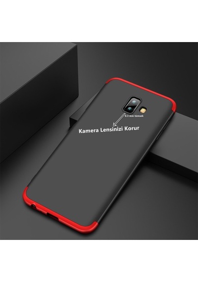 Galaxy J6 Plus Kilif Zore Kamera Korumali 360 Tam Koruma Ays 247101239 - Renk Seçimi-Kampanya / Siyah- Kirmizi-Istemiyorum