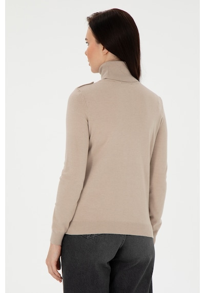 Pierre Cardin Kadın Bej Kazak /triko 50290579-vr011 Bej