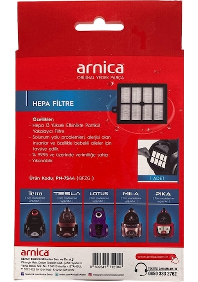 Hepa Filtre Et14402 Et14450 Vesta Pika Et14400 Et14430 Uyumlu