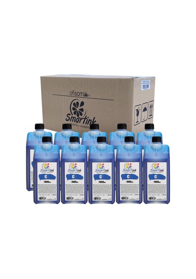 Smartink HP Uyumlu Pigment Mürekkep 10' L Mavi (H971P-H973P-H98