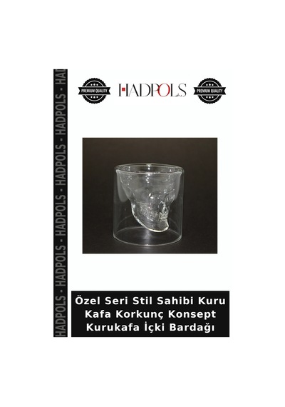 Özel Seri Stil Sahibi Kuru Kafa Korkunç Konsept Kurukafa İçki Bardağı Çok Renkli