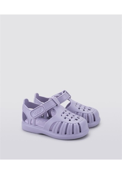 S10271 Tobby Solid Marka Kız Çocuk Sandalet Lila Lila